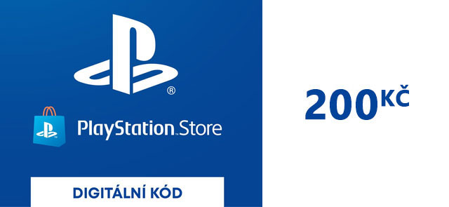 Sony PlayStation Store předplacená karta 200 CZK
